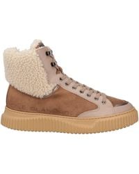 Voile Blanche - Camel Sneakers Leather, Shearling - Lyst