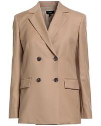 Theory - Camel Blazer Virgin Wool - Lyst