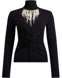 Roberto Cavalli - Top Cotton, Polyamide, Polyester, Viscose - Lyst