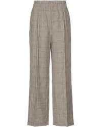 Semicouture - Taupe Pants Virgin Wool, Viscose - Lyst