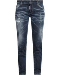 DSquared² - Jeans Cotton, Elastane, Calfskin - Lyst