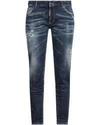 DSquared² - Jeans Cotton, Elastane, Calfskin - Lyst