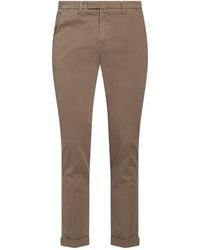 Briglia 1949 - Khaki Pants Cotton, Elastane - Lyst