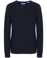 Jack & Jones Mens Jumper High Neck Long Sleeve Casual Plain Pullover Sweater Top 