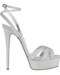 Le Silla - Sandals Textile Fibers - Lyst