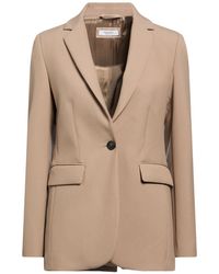 Peserico - Sand Blazer Polyester, Viscose, Cotton, Elastane - Lyst