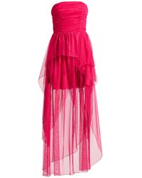 Odi Et Amo - Fuchsia Maxi Dress Polyester - Lyst