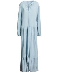 Massimo Alba - Sky Maxi Dress Cotton, Silk, Linen - Lyst