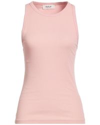 Replay - Antique Rose Tank Top Cotton, Elastane - Lyst