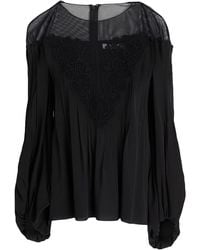 Chloé - Top Silk, Cotton, Polyamide - Lyst