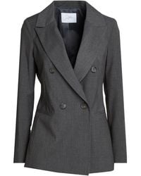 Soallure - Blazer Polyester, Viscose, Virgin Wool, Elastane - Lyst