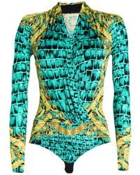 Versace - Bodysuit Viscose - Lyst