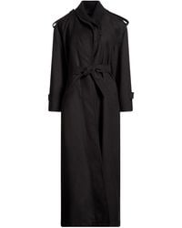 Lardini - Overcoat & Trench Coat Wool, Cotton - Lyst