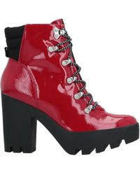 Calvin Klein Botines de caña alta - Rojo
