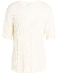 Max Mara - Ivory Sweater Linen - Lyst