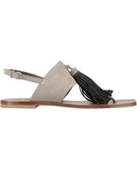 Brunello Cucinelli - Thong Sandal Leather - Lyst