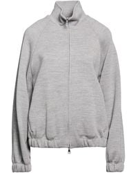 Max Mara - Taupe Sweatshirt Wool, Cotton, Polyester - Lyst