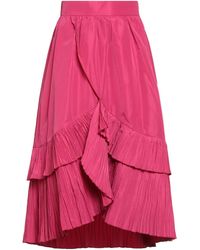Suoli - Midi Skirt Polyester - Lyst