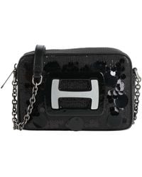 Hogan - Cross-Body Bag Textile Fibers, Leather - Lyst