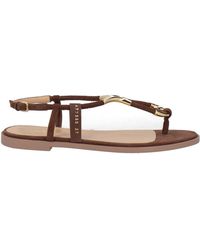Sergio Rossi - Thong Sandal Leather - Lyst