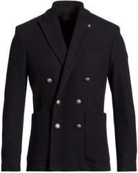 Officina 36 - Officina Midnight Blazer Polyester, Viscose, Elastane - Lyst