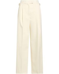 PT Torino - Ivory Pants Virgin Wool - Lyst