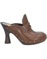 Burberry - Mules & Clogs Leather - Lyst
