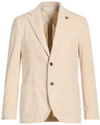 Lardini - Blazer Cotton, Alpaca Wool - Lyst