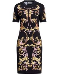 Versace Jeans Couture - Mini Dress Cotton, Elastane - Lyst
