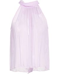 Patrizia Pepe - Lilac Top Viscose, Recycled Viscose - Lyst