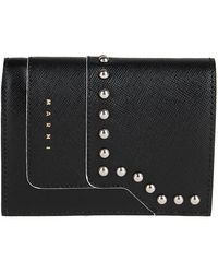 Marni - Wallet Cow Leather, Brass - Lyst