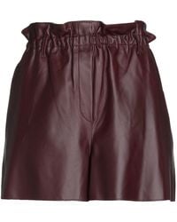 forte_forte - Chocolate Shorts & Bermuda Shorts Soft Leather - Lyst