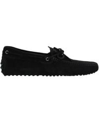 Tod's - Gommino Suede Driving Shoes - Lyst