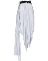 Unravel Project Midi Skirt - Grey