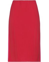 Marni Wolle Gerippter Rock in Rot Sparen Sie 14% Damen Bekleidung Röcke Mittellange Röcke 