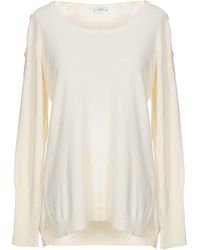 Liu Jo - Ivory Sweater Polyamide, Viscose, Alpaca Wool - Lyst