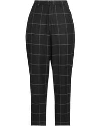 MOOD_ONE - Pants Polyester, Viscose - Lyst
