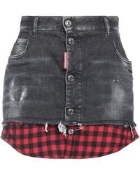 DSquared² - Denim Skirt - Lyst