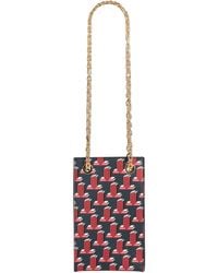 Lanvin - Midnight Shoulder Bag Calfskin, Brass - Lyst