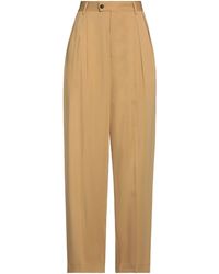 Grifoni - Camel Pants Viscose - Lyst