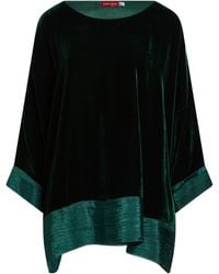 BIANCO LEVRIN - Dark Top Viscose, Silk - Lyst