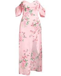 Mar De Margaritas - Light Midi Dress Polyester - Lyst