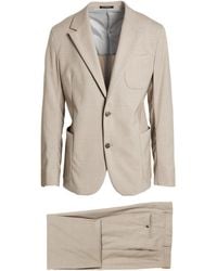 Emporio Armani - Suit Virgin Wool, Tussah Silk, Linen, Polyamide, Elastane - Lyst