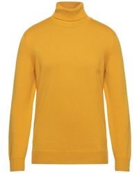 men yellow turtleneck