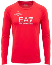 EA7 - T-Shirt - Lyst