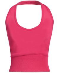 Jucca - Fuchsia Top Cupro - Lyst