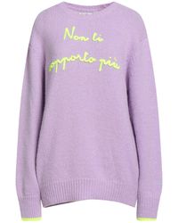 Mc2 Saint Barth - Après-Ski Collection Lilac Sweater Acrylic, Alpaca Wool, Polyamide - Lyst