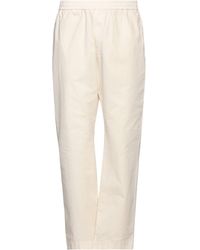 Barena - Cream Pants Cotton, Elastane - Lyst