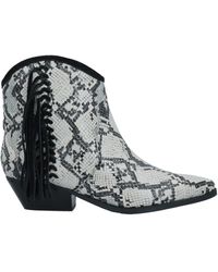 Guess - Ankle Boots Soft Leather, Textile Fibers - Lyst