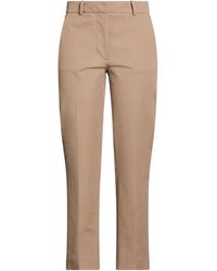 Calvin Klein - Khaki Pants Cotton, Elastane - Lyst